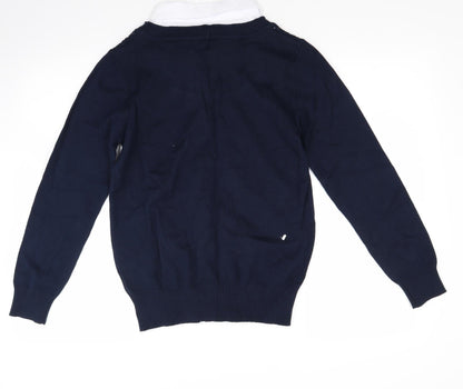 Jessica Womens Blue   Pullover Jumper Size S