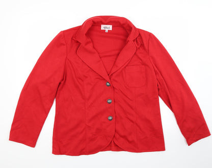 Womens UK Size 18 Afibel Red Jacket