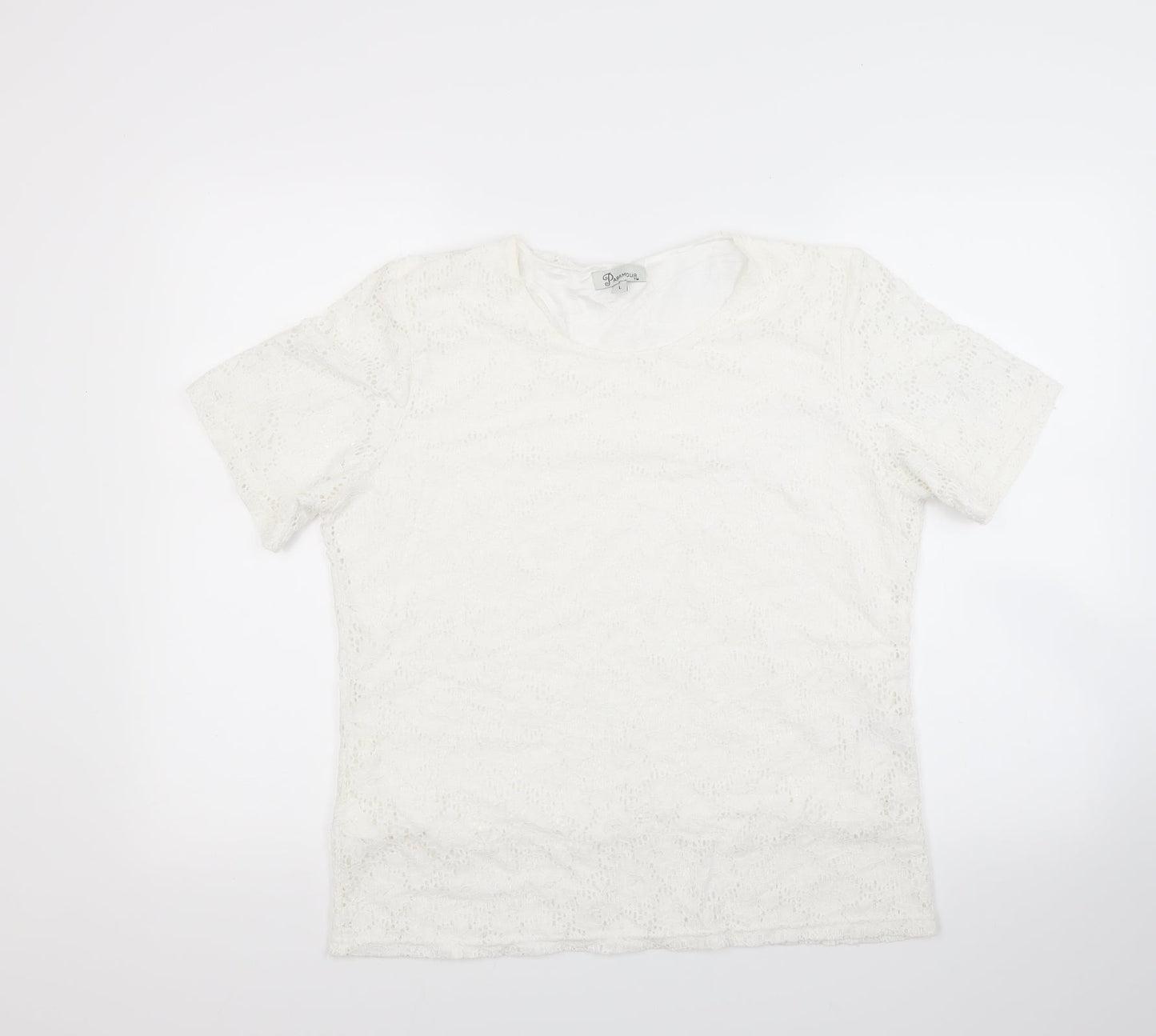 Womens UK Size L paramour White Basic Blouse