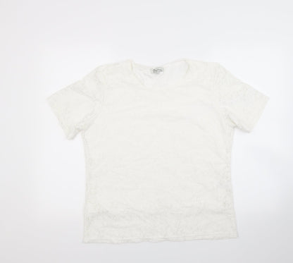Womens UK Size L paramour White Basic Blouse