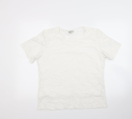 Womens UK Size L paramour White Basic Blouse