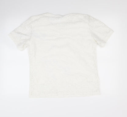 Womens UK Size L paramour White Basic Blouse
