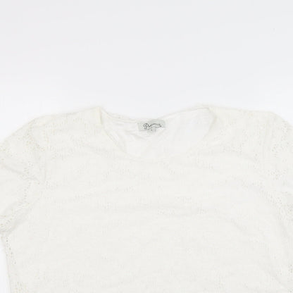 Womens UK Size L paramour White Basic Blouse