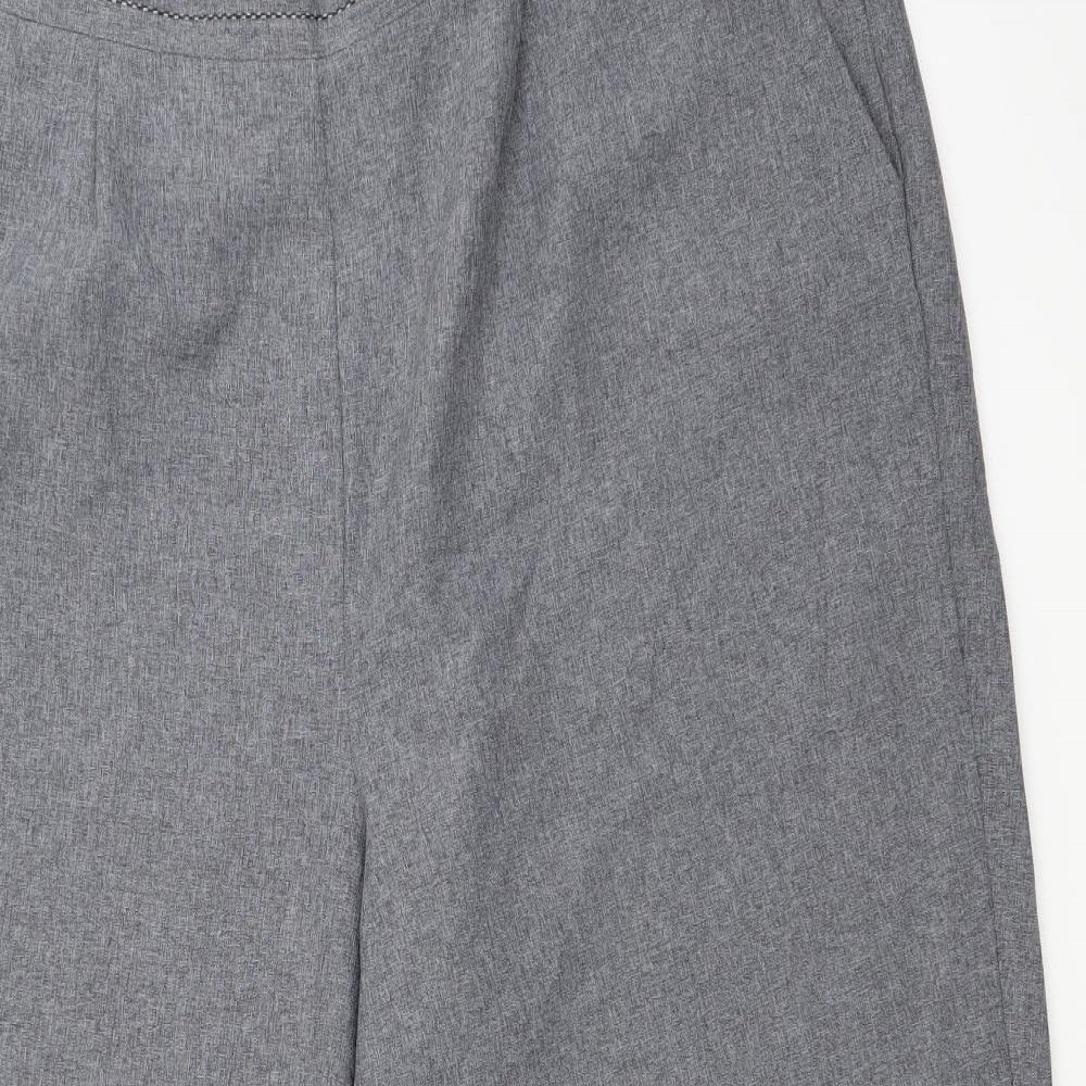 Womens UK Size 22 BM Regular Fit  Grey Trousers