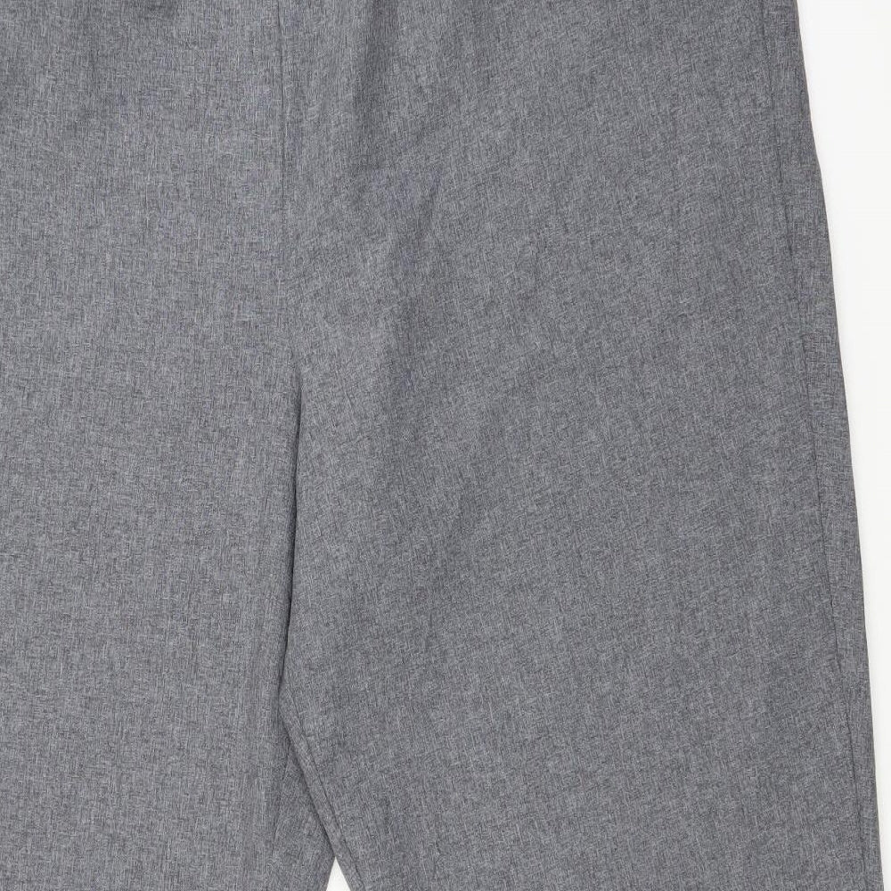 Womens UK Size 22 BM Regular Fit  Grey Trousers