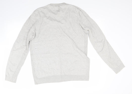 Topman Mens Grey   Pullover Jumper Size M