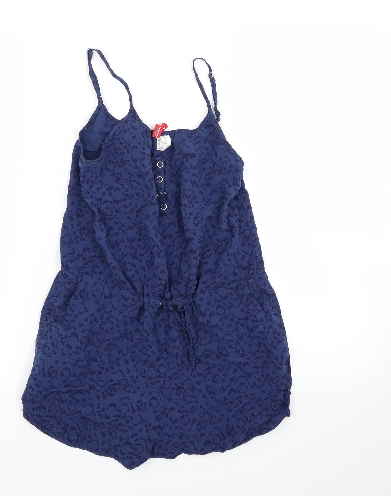 Divided Womens Blue Animal Print  Shorts One-Piece Size 8