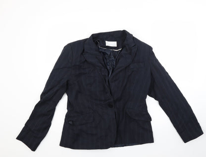 AMARANTO Womens Blue   Jacket Coat Size 16