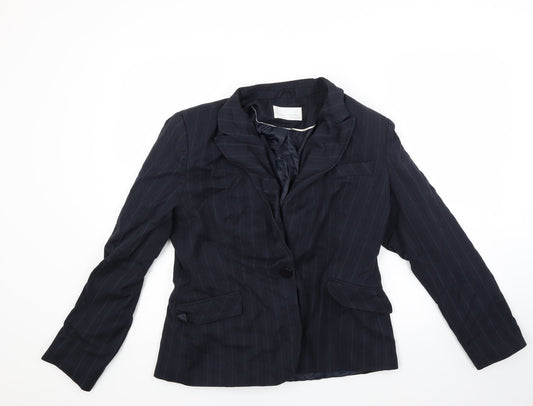 AMARANTO Womens Blue   Jacket Coat Size 16