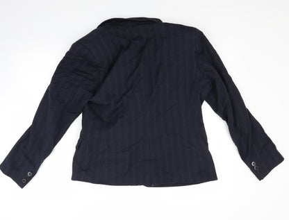 AMARANTO Womens Blue   Jacket Coat Size 16