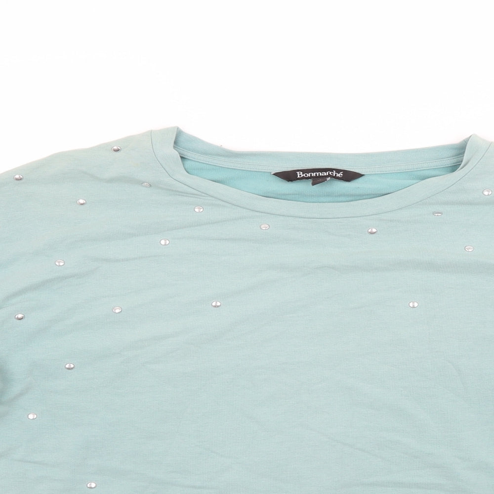 Bonmarché Womens Green   Pullover Sweatshirt Size 12