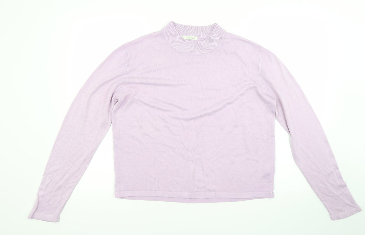Marks & Spencer Womens Purple   Pullover Jumper Size 16