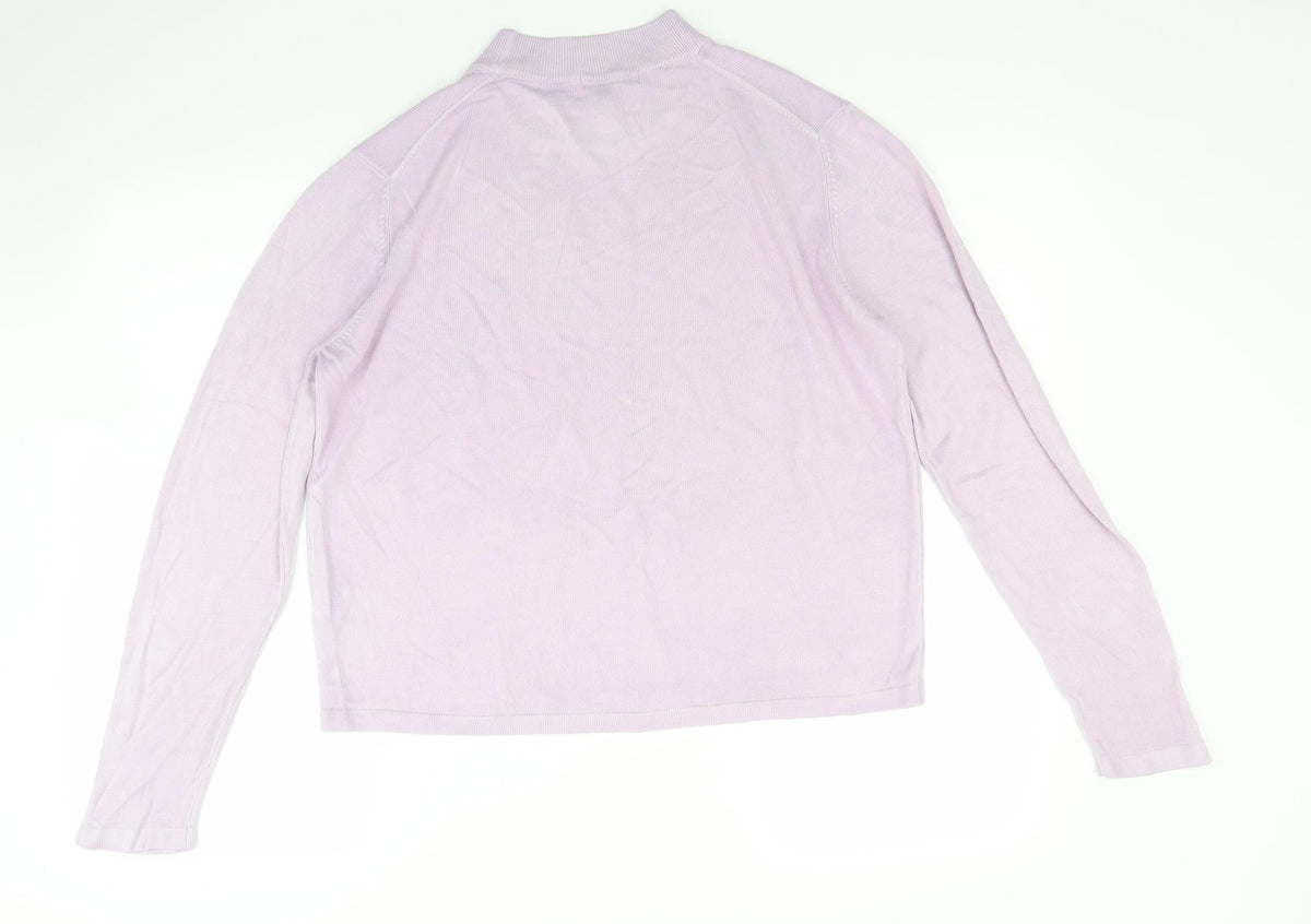 Marks & Spencer Womens Purple   Pullover Jumper Size 16