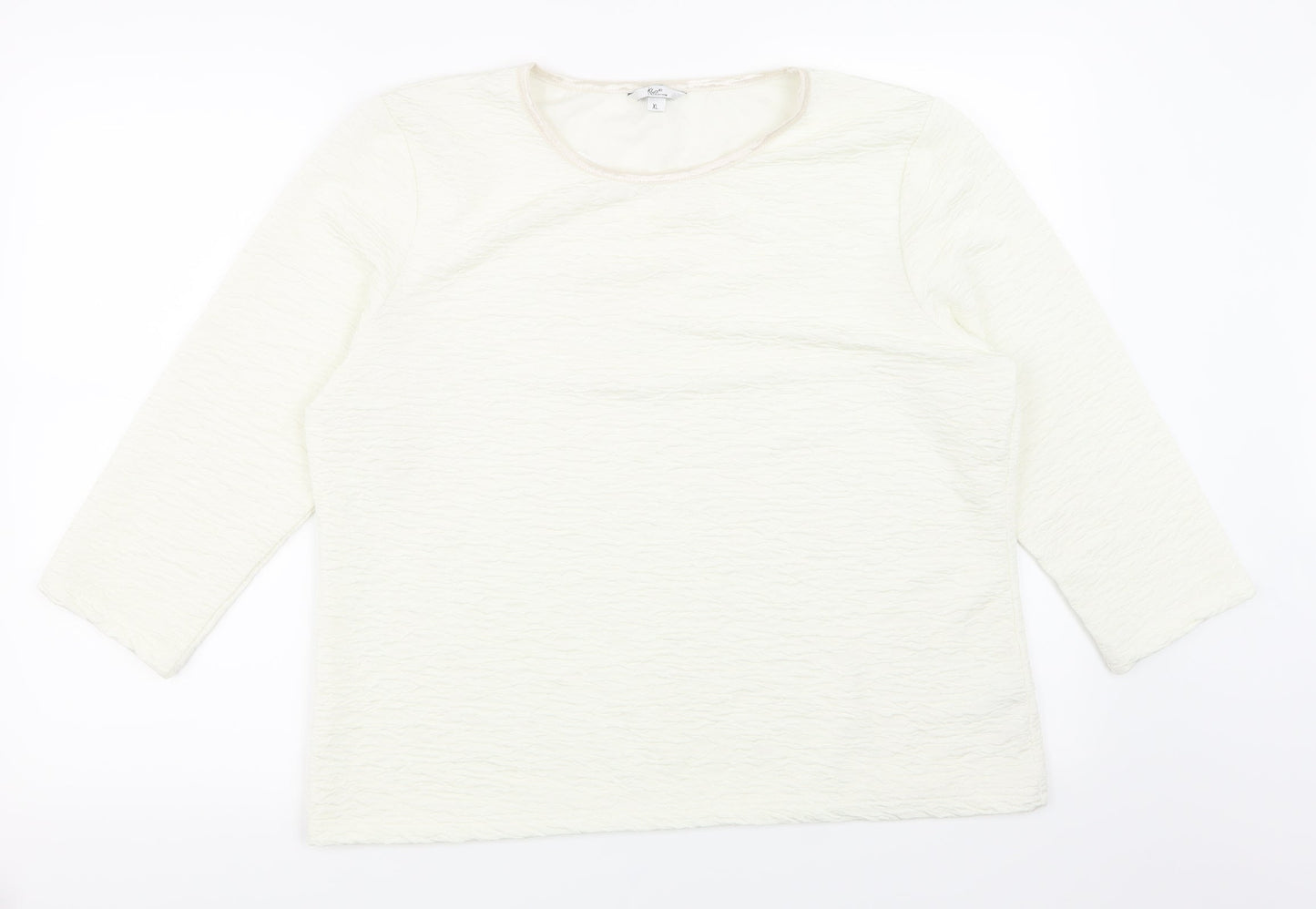 Womens UK Size XL Klass White Basic T-Shirt