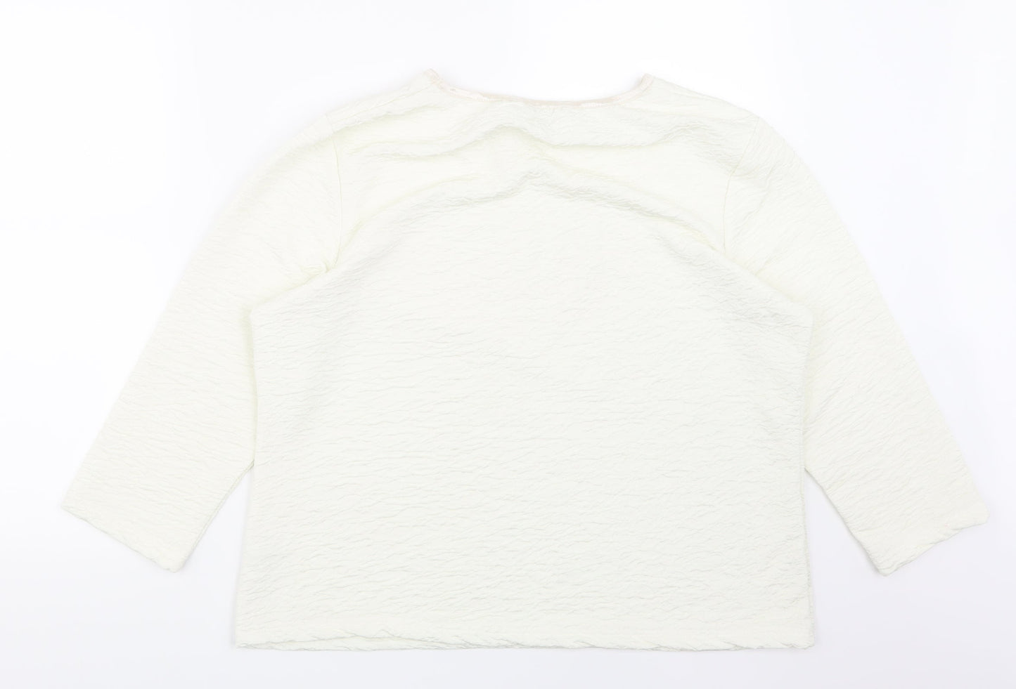 Womens UK Size XL Klass White Basic T-Shirt