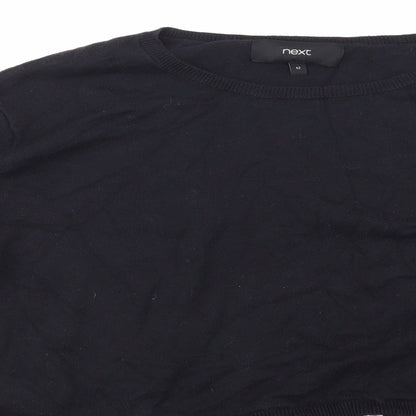 Womens UK Size 12 NEXT Black Basic T-Shirt