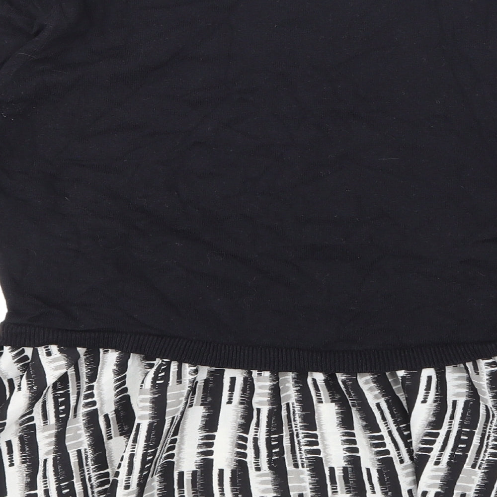 Womens UK Size 12 NEXT Black Basic T-Shirt