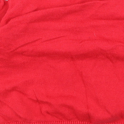 So Cute Girls Red Polka Dot  Pullover Jumper Size 12-18 Months