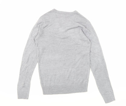 Mens UK Size XS Cedar Wood State Grey Pullover Sweatshirt
