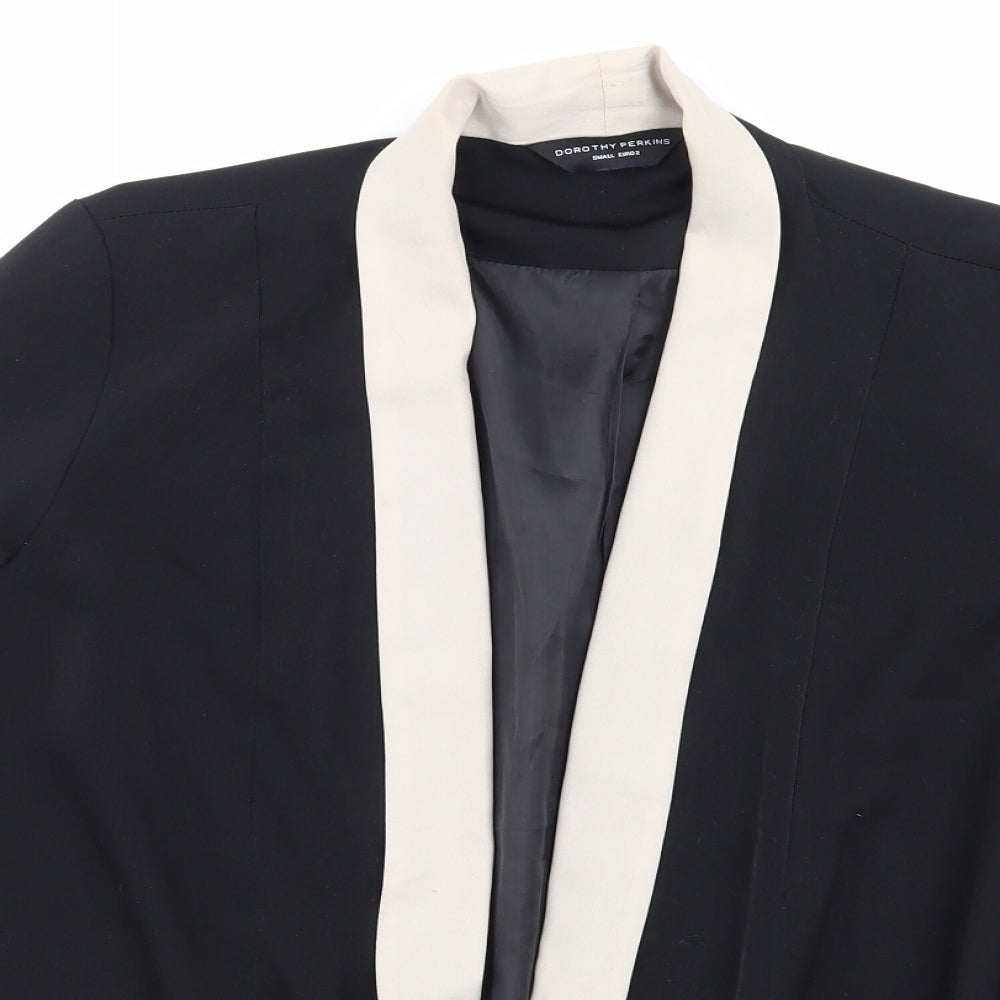 Womens UK Size S Dorothy Perkins Black Jacket