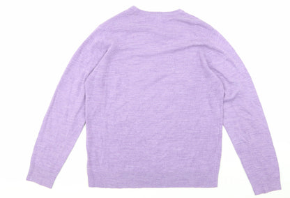 Marks & Spencer Womens Purple   Pullover Jumper Size L