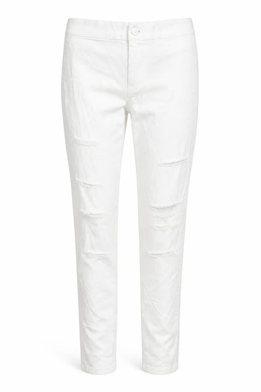 Womens UK Size 28 in Topshop Regular Fit Skinny White Jeans