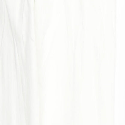 Topshop Womens White   Skinny Jeans Size 28 in L32 in - Ripped distressed Look