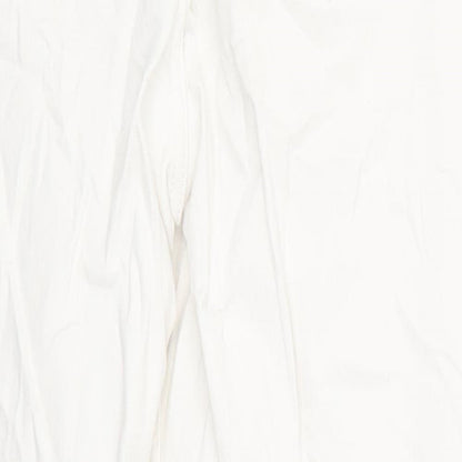 Womens UK Size 8 Marks and Spencer Regular Fit Straight White Jeans