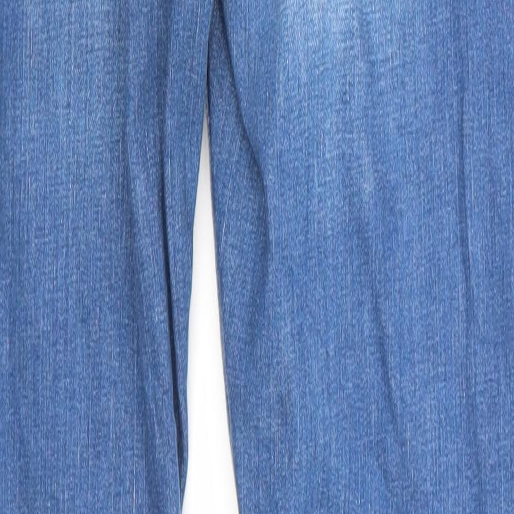 Topshop Womens Blue  Denim Skinny Jeans Size 28 in L30 in