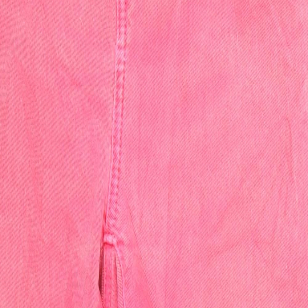 Womens UK Size 10 LOFT Regular Fit Skinny Pink Jeans