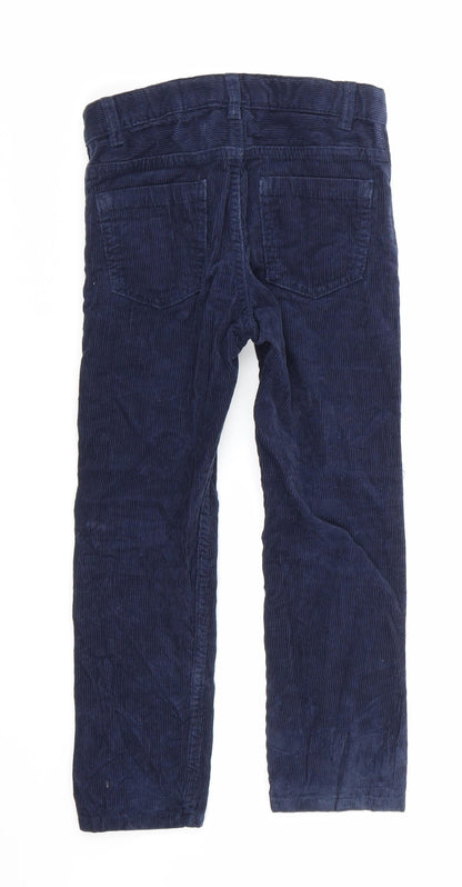 H&M Girls Blue  Velvet Skinny Jeans Size 5-6 Years