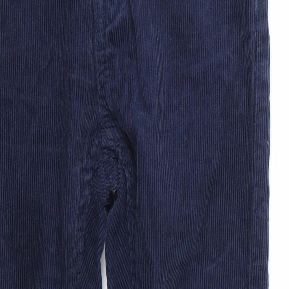 H&M Girls Blue  Velvet Skinny Jeans Size 5-6 Years