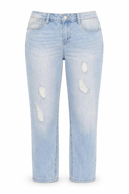 Womens UK Size 8 Dorothy Perkins Regular Fit Straight Blue Jeans