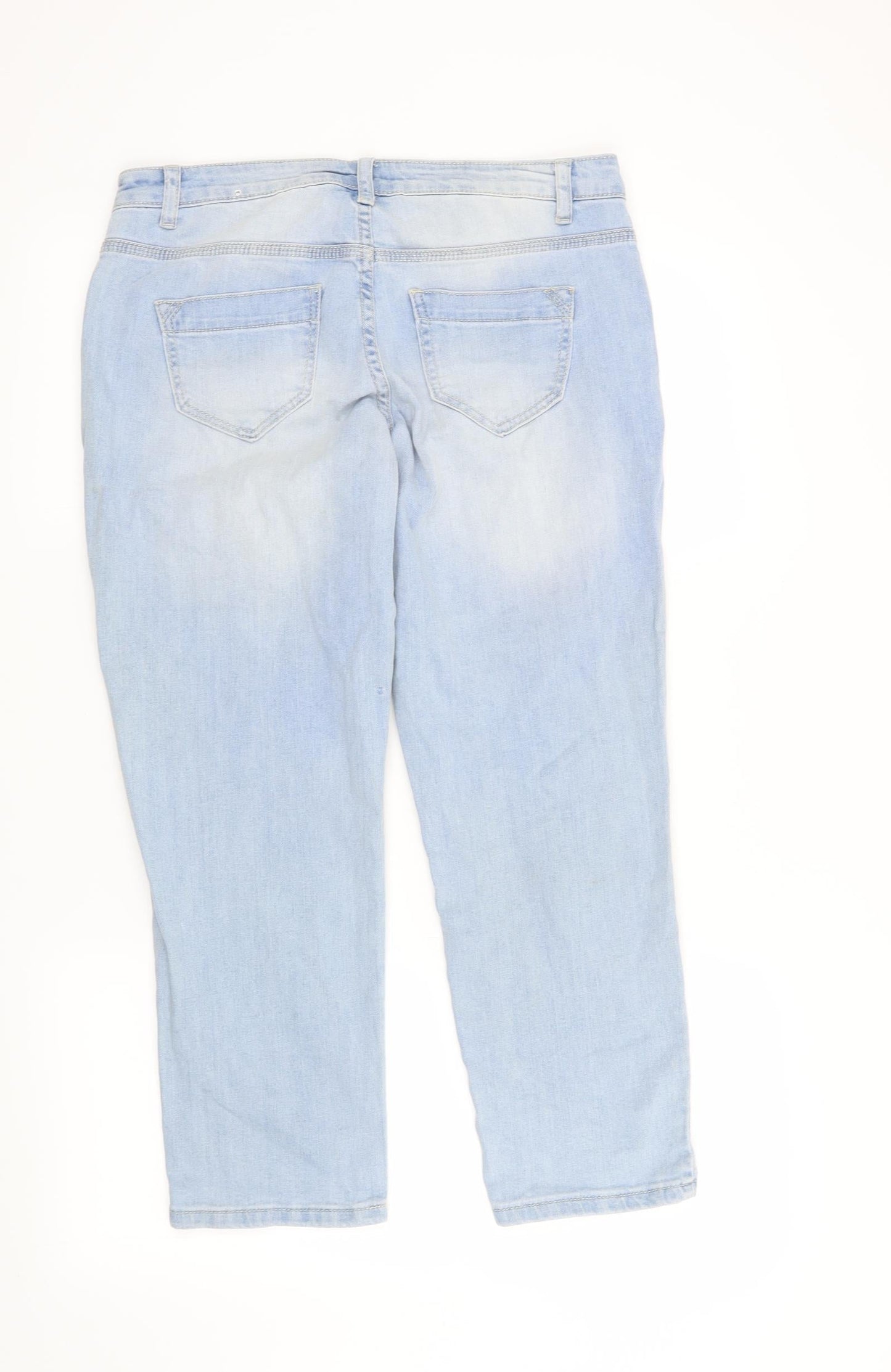 Dorothy Perkins Womens Blue   Straight Jeans Size 8 L24 in