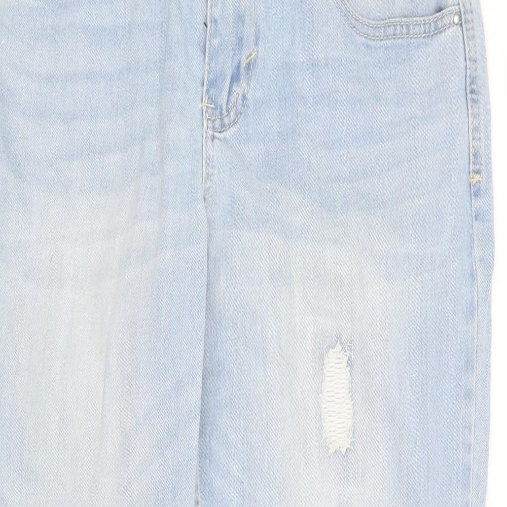 Dorothy Perkins Womens Blue   Straight Jeans Size 8 L24 in