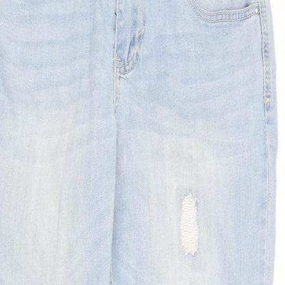 Dorothy Perkins Womens Blue   Straight Jeans Size 8 L24 in