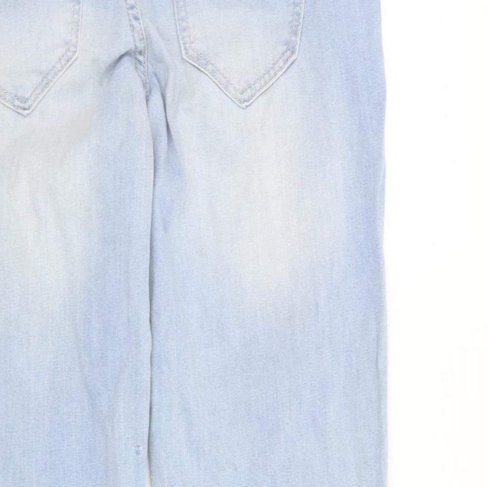 Dorothy Perkins Womens Blue   Straight Jeans Size 8 L24 in