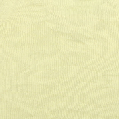 BM Womens Yellow  Knit Pullover Jumper Size S