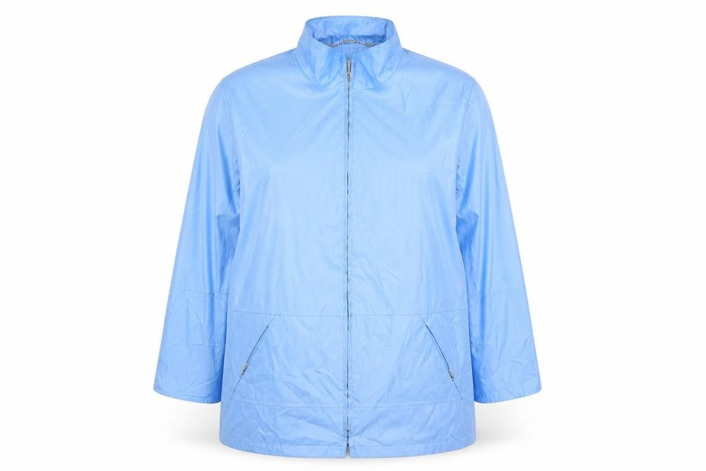 DELMOD Womens Blue   Rain Coat Jacket Size 16