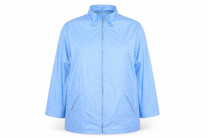 DELMOD Womens Blue   Rain Coat Jacket Size 16