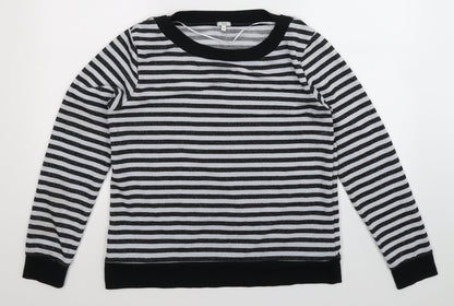 OVS Womens Multicoloured Striped  Pullover Sweatshirt Size L