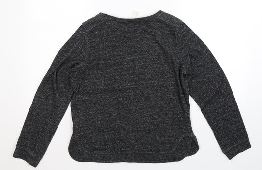 H&M Womens Grey   Pullover Sweatshirt Size S