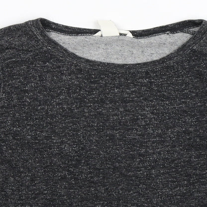 H&M Womens Grey   Pullover Sweatshirt Size S