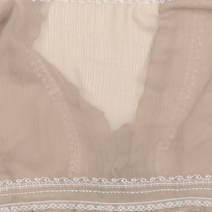 Womens UK Size 12 David Emanuel Beige Basic Blouse