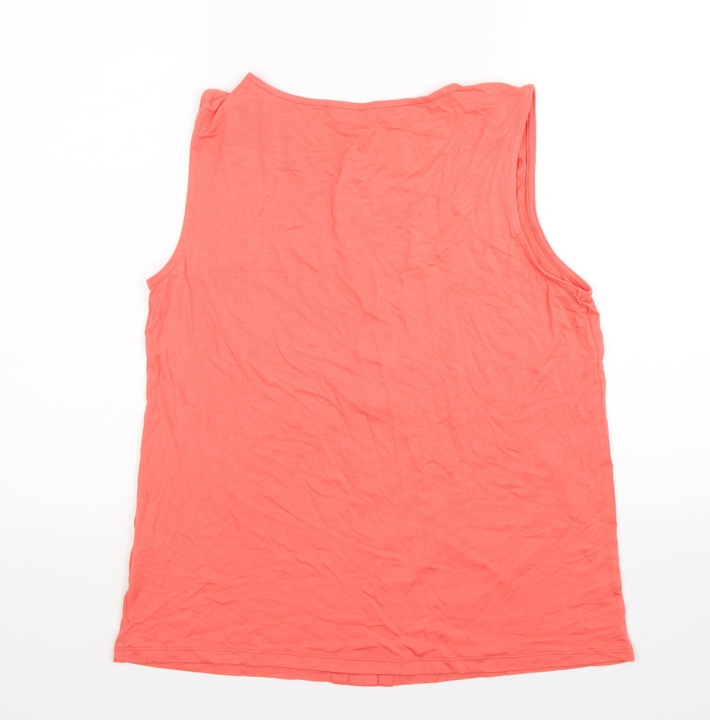 Womens UK Size 14 BHS Pink Basic Tank