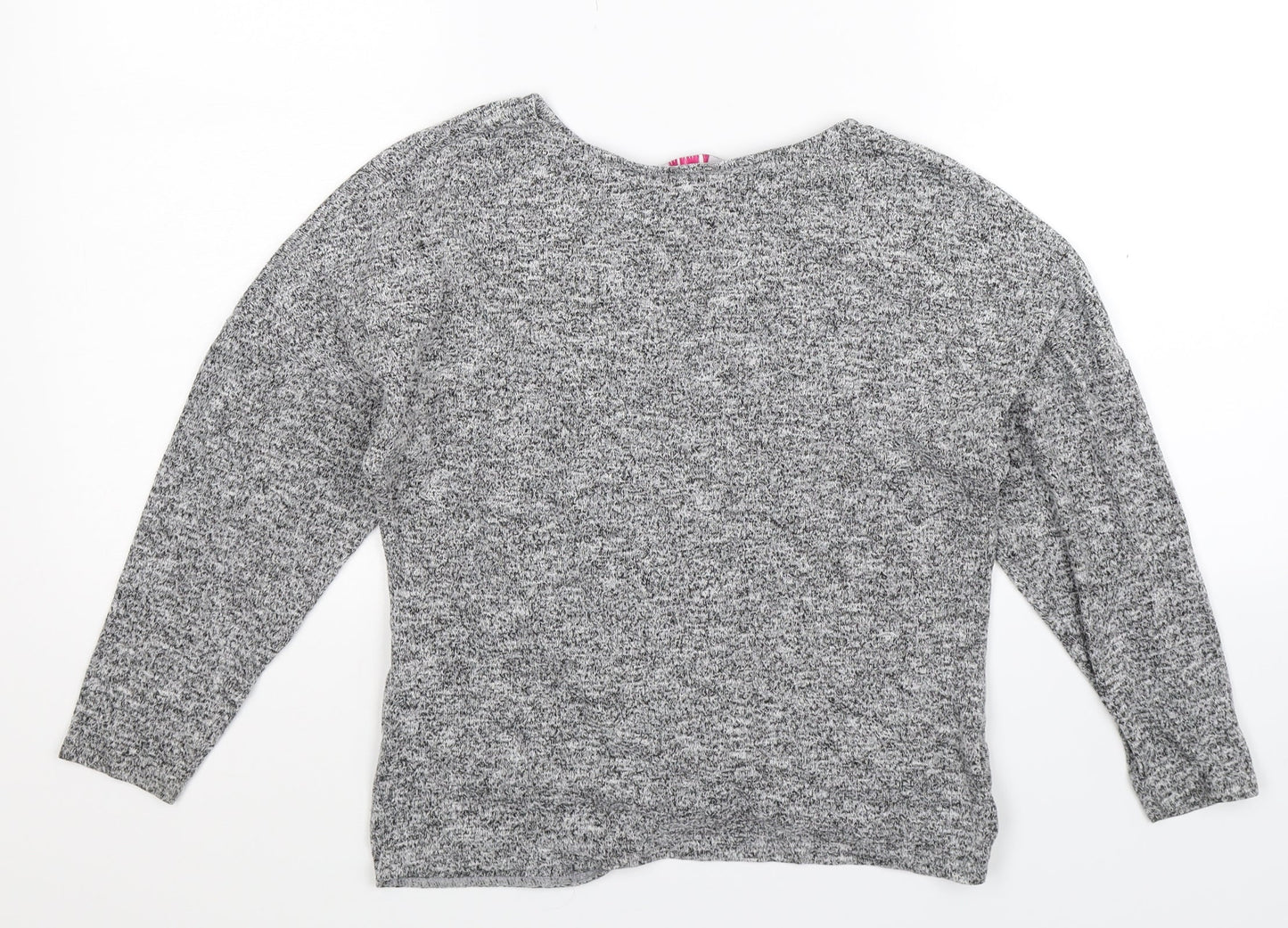 Dorothy Perkins Womens Grey  Knit Pullover Jumper Size 6