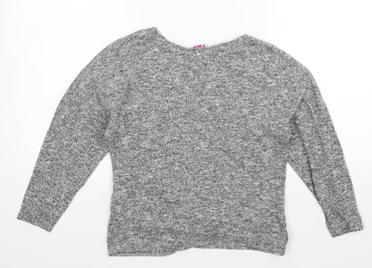 Dorothy Perkins Womens Grey  Knit Pullover Jumper Size 6