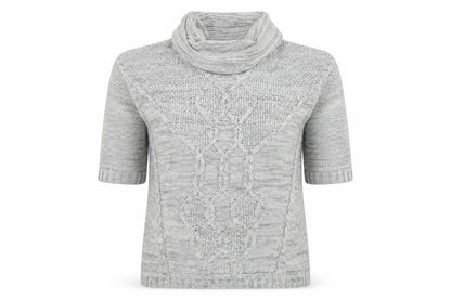 Oasis Womens Grey  Knit Pullover Jumper Size M