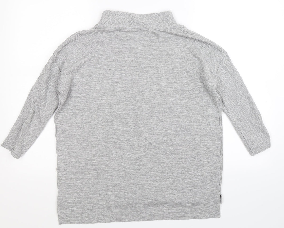 Nutmeg Womens Grey   Pullover Jumper Size 8  - Oversized