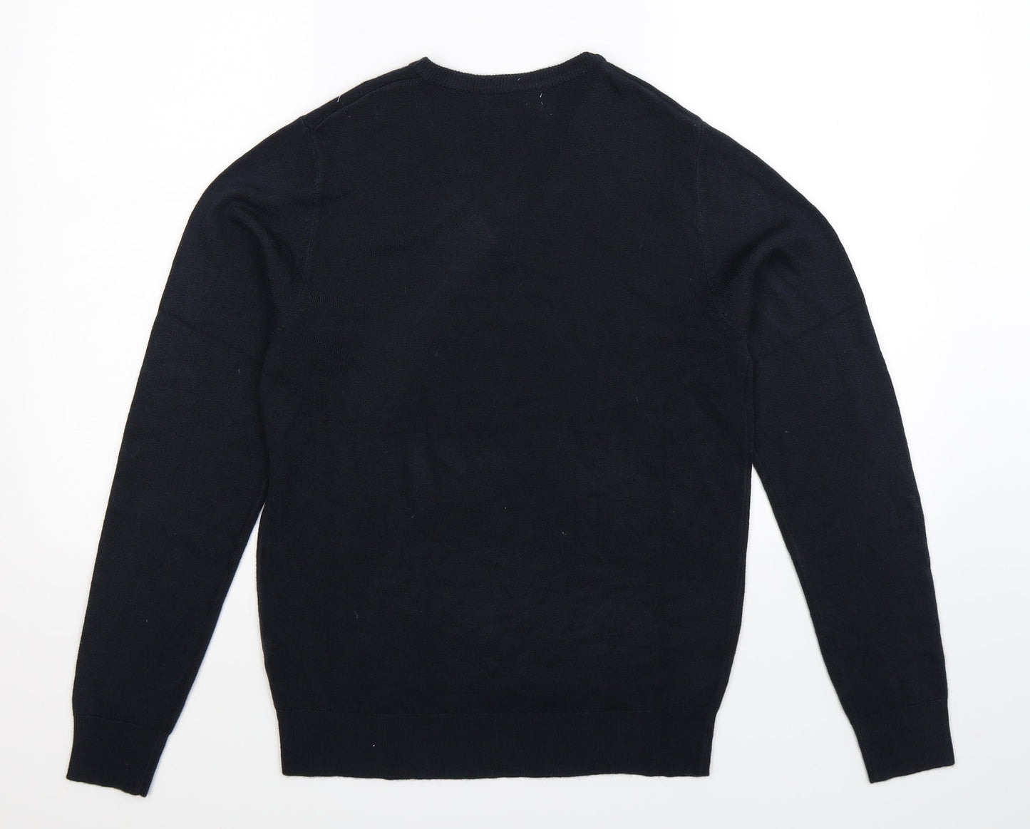 Cedar Wood State Mens Blue  Knit Pullover Jumper Size S